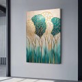 "Golden Leaves" Megapap painting on canvas digital printing 70x100x3cm.