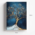 "Golden Tree" Megapap painting on canvas digital printing 70x100x3cm.