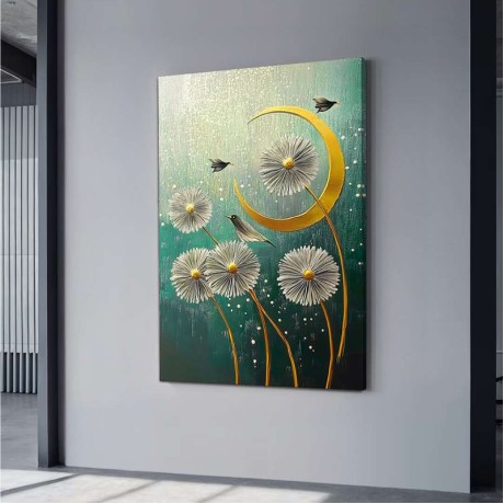 Πίνακας σε καμβά "Wildflowers" Megapap ψηφιακής εκτύπωσης 70x100x3εκ.
