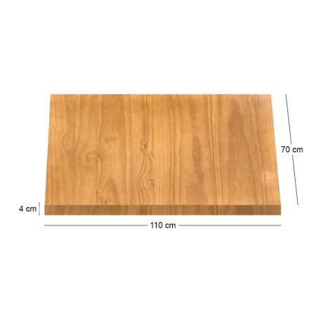PINE Table Top 70x110cm/40mm, Natural