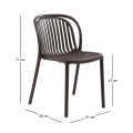 POCO Chair PP-UV Brown