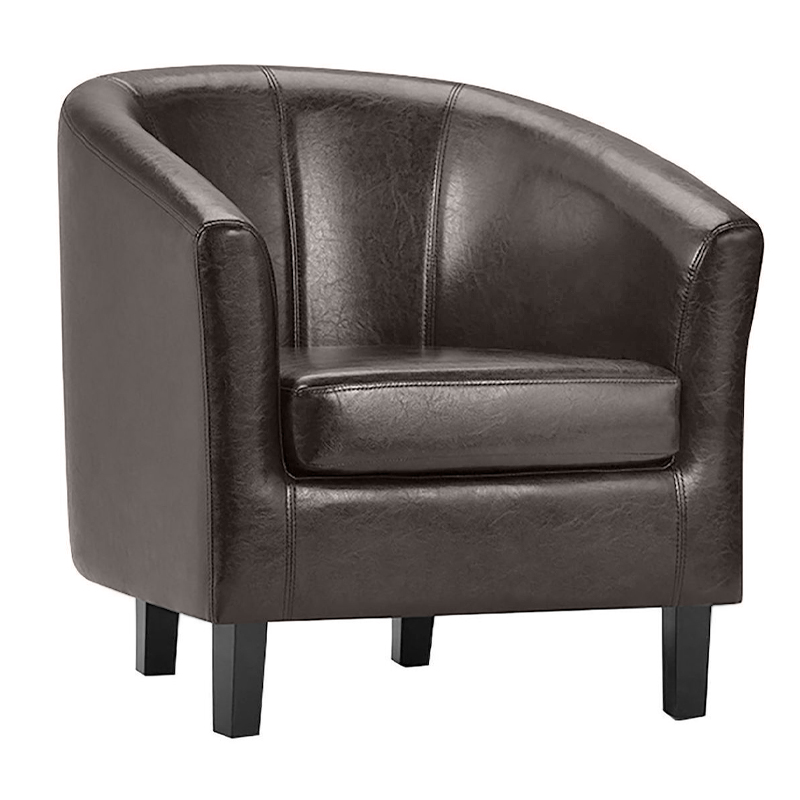 BOGA Armchair Dark Brown Pu