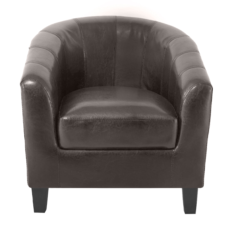 BOGA Armchair Dark Brown Pu
