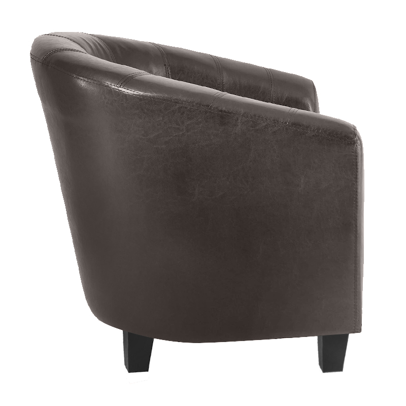BOGA Armchair Dark Brown Pu