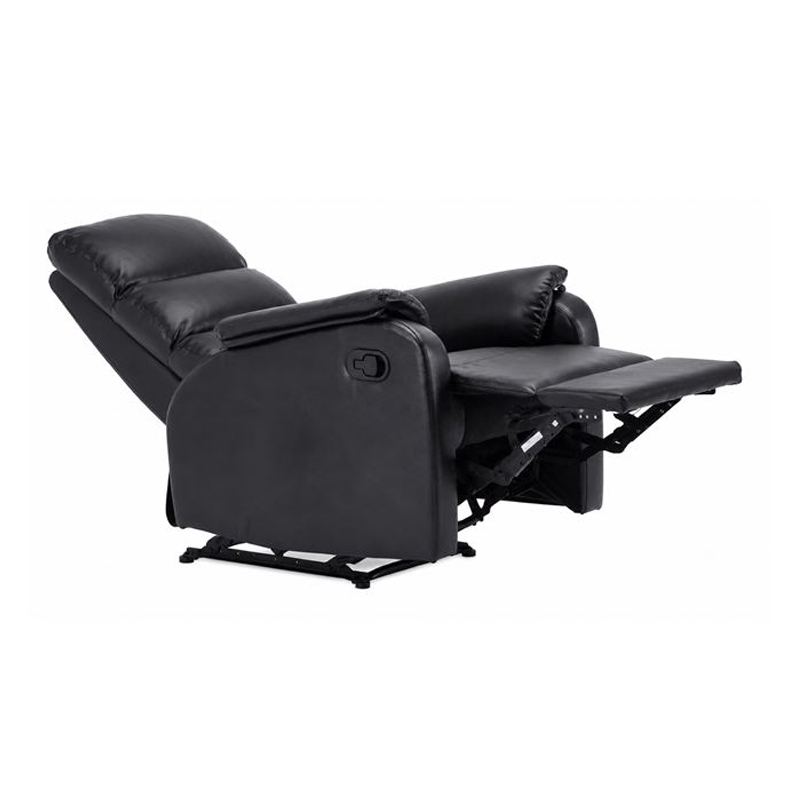 Πολυθρόνα COMFORT RELAX από τεχνόδερμα PU σε χρώμα μαύρο 79x97x101εκ.
