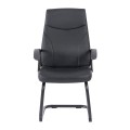 BF1250V Office Visitor Armchair Black Pu