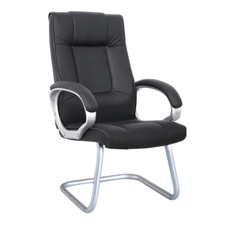 BF6900V Office Visitor Armchair Black Pu