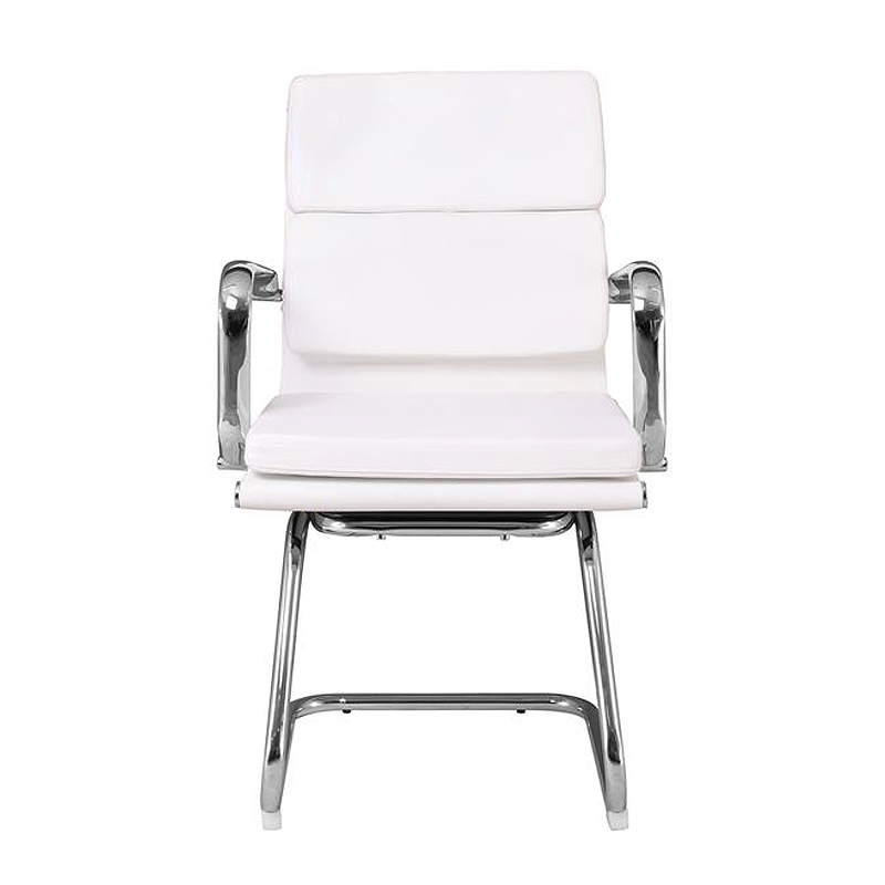 BF4800V Office Visitor Armchair White Pu