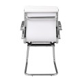 BF4800V Office Visitor Armchair White Pu