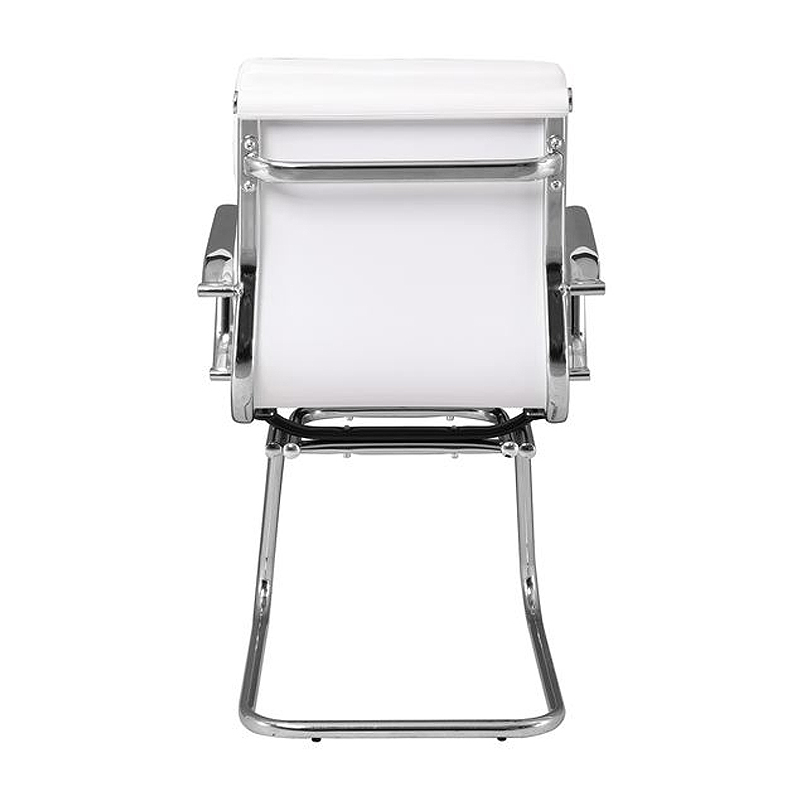 BF4800V Office Visitor Armchair White Pu