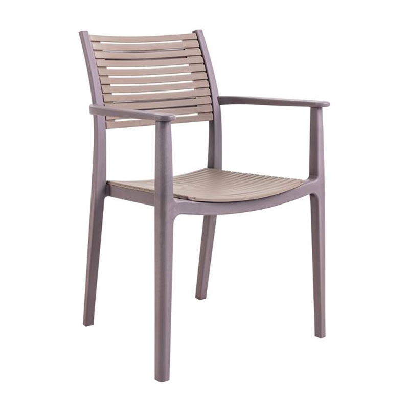 AKRON Armchair PP-UV Sand Beige/Tortora