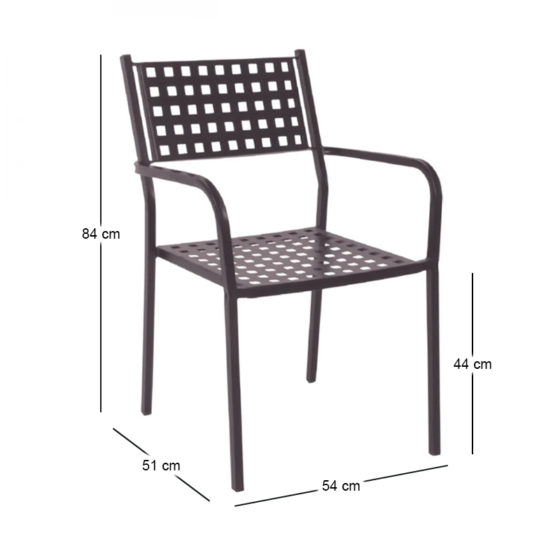 CAPRICE Armchair Steel Sand Brown