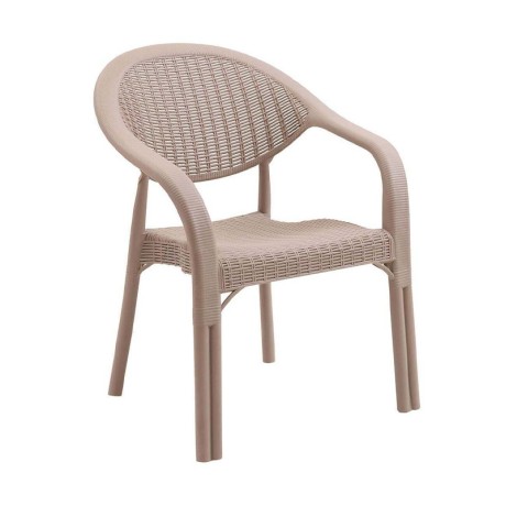 BAMBOO Pro Armchair PP-UV Cappuccino