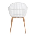 BERRY Armchair Metal Natural/PP-UV White