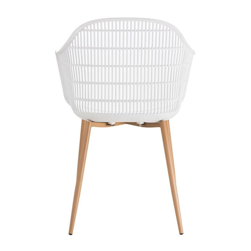 BERRY Armchair Metal Natural/PP-UV White