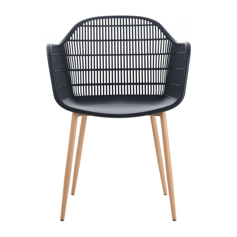 BERRY Armchair Metal Natural/PP-UV Black