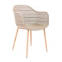 BERRY Armchair Metal Natural/PP-UV Tortora