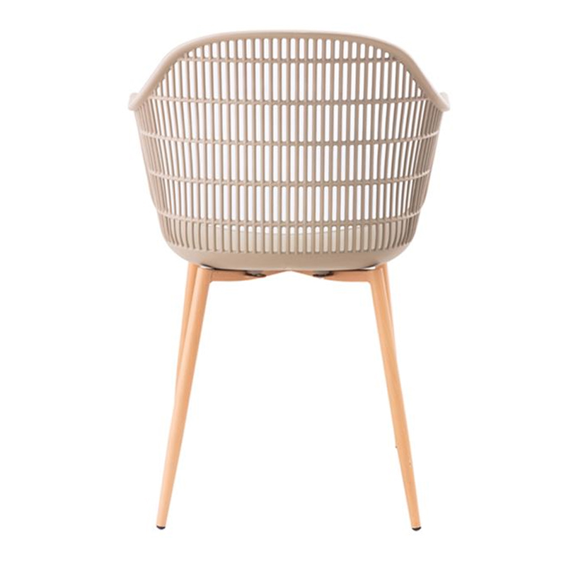 BERRY Armchair Metal Natural/PP-UV Tortora