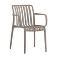 MODA-H Stackable Armchair PP-UV Mocha