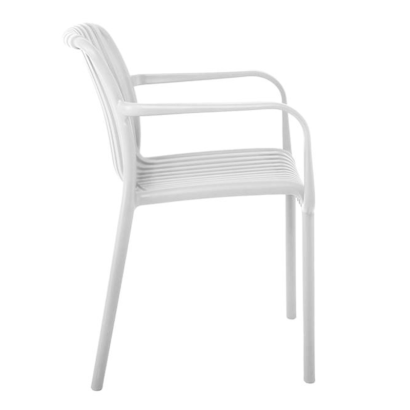 MODA Stackable Armchair-Pro PP-UV White