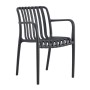 MODA Stackable Armchair PP-UV Anthracite