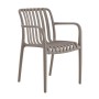 MODA Stackable Armchair PP-UV Mocha