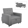 IMOLA Armchair-Bed Light Grey Fabric