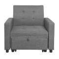 IMOLA Armchair-Bed Light Grey Fabric