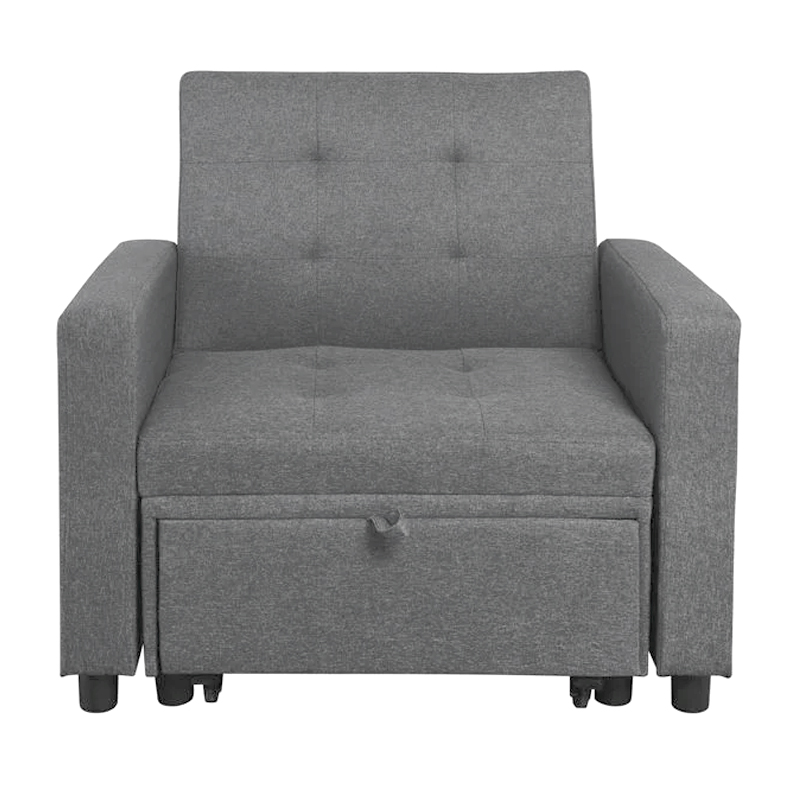 IMOLA Armchair-Bed Light Grey Fabric