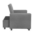 IMOLA Armchair-Bed Light Grey Fabric
