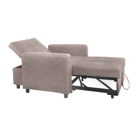 IMOLA Armchair-Bed / Fabric Cappuccino