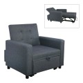 IMOLA Armchair-Bed Dark Grey Fabric