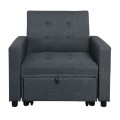 IMOLA Armchair-Bed Dark Grey Fabric