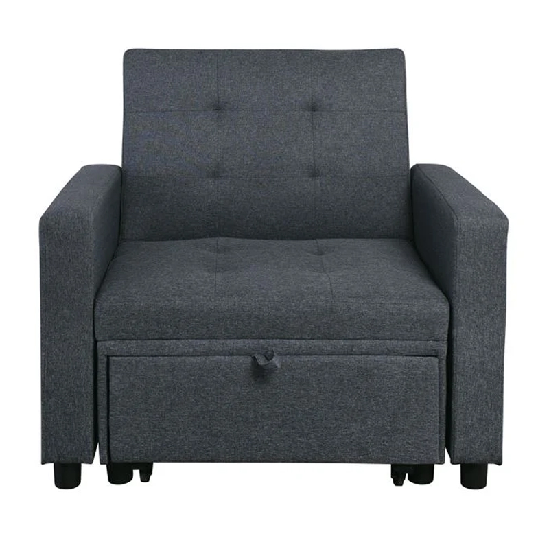 IMOLA Armchair-Bed Dark Grey Fabric