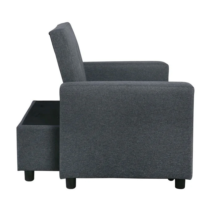 IMOLA Armchair-Bed Dark Grey Fabric