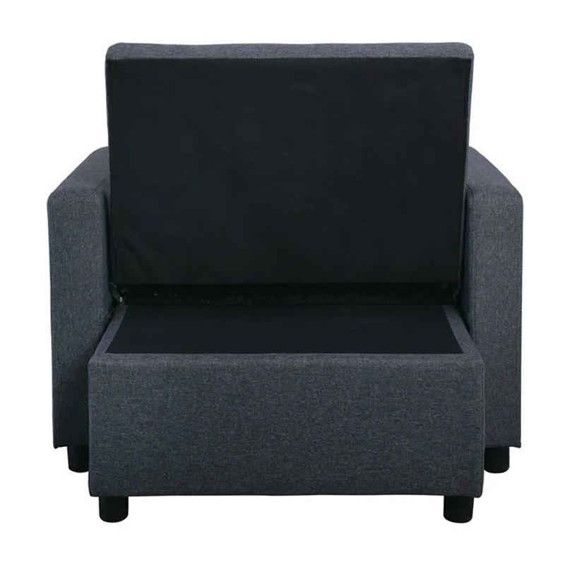 IMOLA Armchair-Bed Dark Grey Fabric