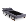 Sando Megapap fabric one seater chair - bed in grey color 60x78x78cm.
