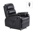 COMFORT Massage Armchair Relax Black Pu