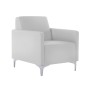 STYLE K/D Armchair White Pu