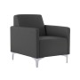 STYLE K/D Armchair Black Pu