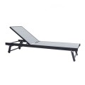 POOL Lounger Alu Anthracite/Textilene Grey