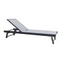 POOL Lounger Alu Anthracite/Textilene Grey