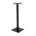 PRATO Βάση Τραπεζιού BAR 45x45 H.109cm, με ρεγουλατόρο, Μέταλλο Βαφή Μαύρο / __,__kg