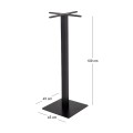 PRATO Βάση Τραπεζιού BAR 45x45 H.109cm, με ρεγουλατόρο, Μέταλλο Βαφή Μαύρο / __,__kg