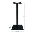PRATO-W BAR 45x45cm Steel Base H93cm (adjustable feet)