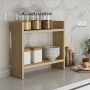 Ραφιέρα κουζίνας Denver Megapap χρώμα sapphire oak 34x10x30εκ.