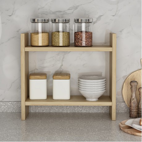 Ραφιέρα κουζίνας Denver Megapap χρώμα sapphire oak 34x10x30εκ.