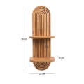 Artwill Megapap MDF wall shelf in oak 26x13x70cm.
