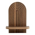 Artwill Megapap MDF wall shelf in wenge 26x13x35cm.