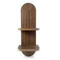 Artwill Megapap MDF wall shelf in wenge 26x13x70cm.